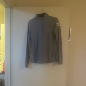 Rhoback Women's Navy and white Performance Golf Q-Zip top